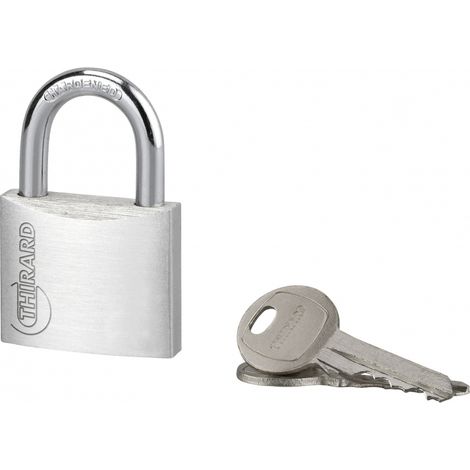 Cadenas à clé TYPE 1 aluminium 40 mm