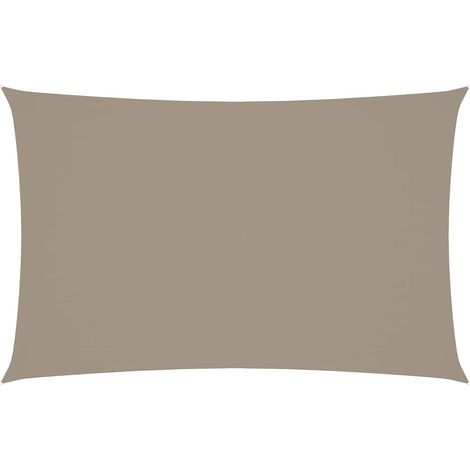 Maison Exclusive - Toldo de vela rectangular tela Oxford gris tau (1/5)