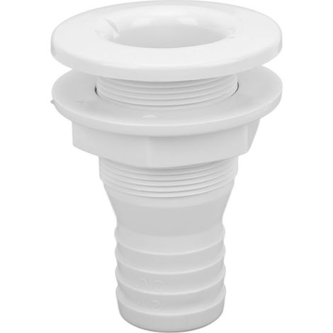 RiToEasysports 1-1/2 Pouces Directement à Travers Un Casque Accessoires pour Marines Installation Facile Matériau Abdominal (White). (1/5)