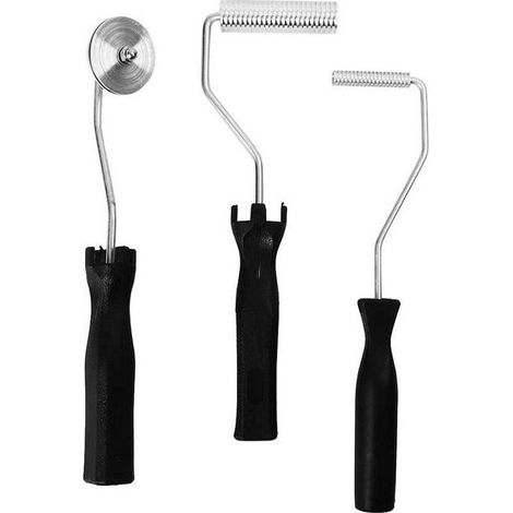 Kit Rouleaux Débulleur Fibre Verre (3 pcs) – Outils Alliage Aluminium pour Moules, Résines, Composites (1/5)