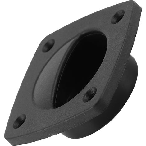 Nylon-Zuggriff für Decksluke, Bootszubehör, Yacht, Angeln, schwarz, 1 Stück (1/5)