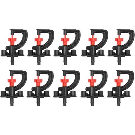 Kit 10x asperseur rotatif G avec support serre jardin (1/5)