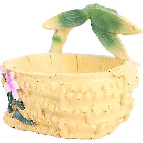 1 pot de fleurs en racine de bambou (1/3)