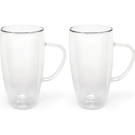 Cappuccino - Lot de 2 verres double paroi Cappuccino/Latte Macchiato, 400 ml (1/3)