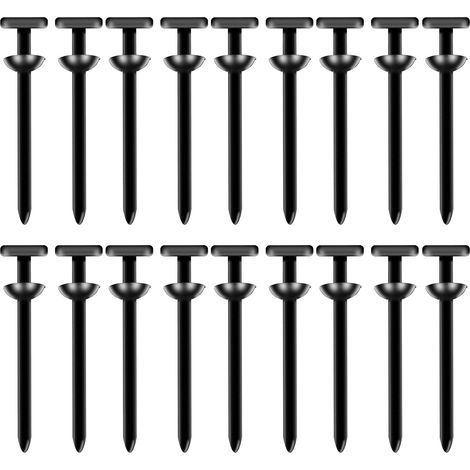 Lot de 100 attaches de câble, fixation autobloquante PP, clips pare-chocs voiture, rivets plastique réparation, universel garage (1/5)