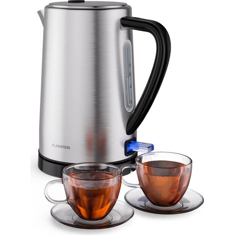 Klarstein Verosteel bollitore  1,7 litri  2200 W  base girevole 360°  design moderno in acciaio inox (1/5)
