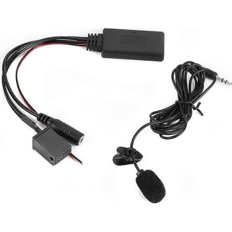 Câble adaptateur audio AUXIN Bluetooth pour autoradio Opel CD30 CDC40 CD70 DVD90, avec microphone intégré, kit mains-libre voiture, connexion stéréo sans fil. (1/4)