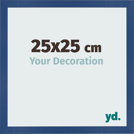 yd. - Cadre photo 25x25 - Bleu Fonce - MDF - Bologna