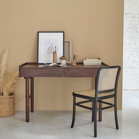 Bureau en manguier massif 125 cm (1/5)