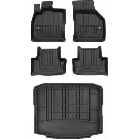 SET alfombrillas goma 3D Skoda Karoq de 2017- zzn (1/5)