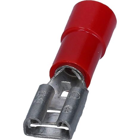 Capicorda innesto femmina rosso 4,8x0,8 mm, uso generaleCEMRF-F408