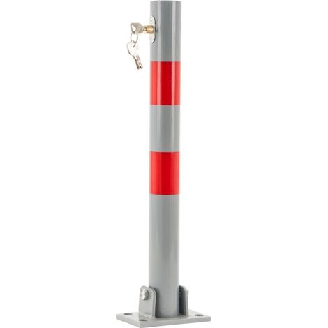 Barrière ronde bloque parking et de stationnement. 70 cm de haut (1/5)