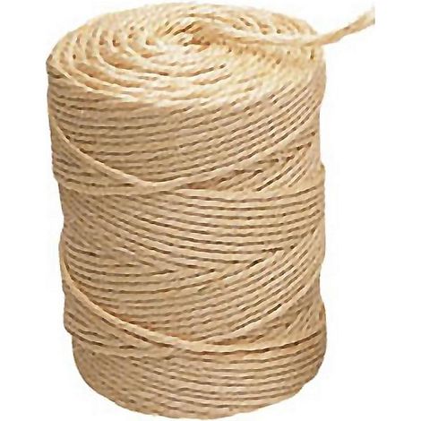 GOL cuerda sisal 3 cabos 750gr rollo , Cuerda sisal natural de 3 cabosFibra natural biodegradableNo se deshaceBobina 750 gramos,100 metrosUso en paquetería,artesaní
