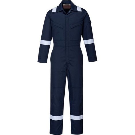 Combinaison Femme Bizflamme Plus 350 Gr. Couleur : Marine Taille Xs - Portwest (1/2)