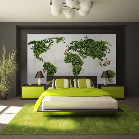 Papier Peint "Le Jardin des Papillons" 154 x 200 cm (1/2)