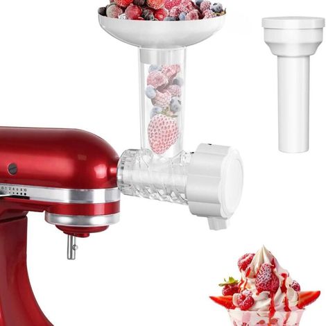 Accessoires pour machine à purée de nouilles à la crème glacée aux fruits compatibles avec les accessoires KitchenAid (1/4)