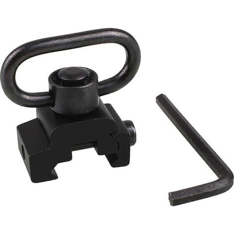 Support de sangle pivotant QD robuste en alliage d'aluminium avec fixation par bouton-poussoir à dégagement rapide