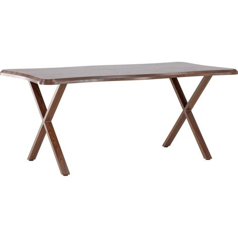 Table à Manger Organique "Fiona" 180cm Noyer (1/5)