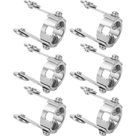 Lot de 6 roulettes guide découpe plasma acier inoxydable Ø1.5cm pour torche PT31 accessoires soudure manuelle (1/5)