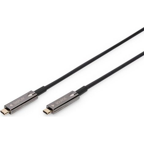 DIGITUS USB 3.1 Kabel Typ C -C St/St AOC Hybrid 4K 60Hz 20m (AK-330160-200-S)