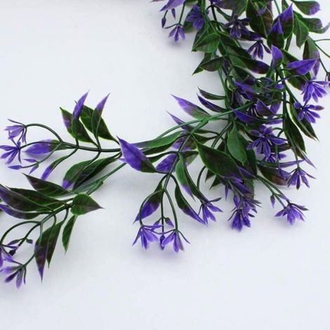 Vigne Artificielle - Lierre Pleureur Violet - 80 cm - Extérieur Intérieur - Lot de 2 (1/4)