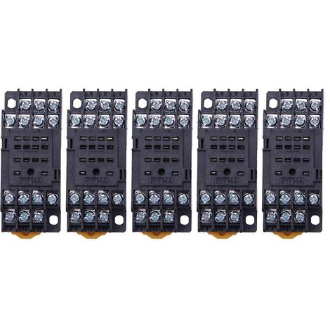 5X PYF14A Base de relais de puissance sur rail DIN 14 broches pour MY4NJ HH54P MY4 (1/5)