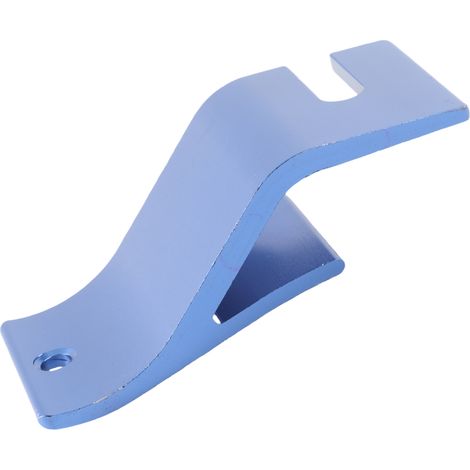 Crochet de support d'outil d'assistance à l'installation de pneus de moto, en alliage d'aluminium, changeur d'installation pour la plupart des vélos, véhicules de motocross, bleu (1/5)