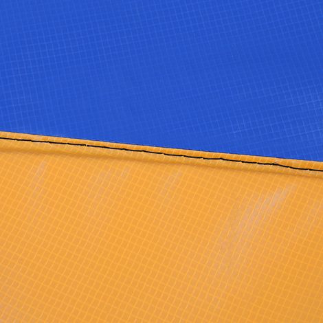 Jiubiaz Protección trampolín Ø 244 cm multicolor, cubre muelles resistente a UV