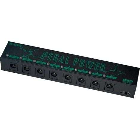 Guitar effects power supply: 2 x 300 mA, 6 x 100 mA, type C input (1/5)