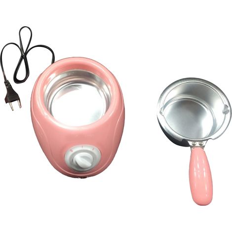 Fondoir à chocolat électrique 20 W avec contrôle de température pour la pâtisserie et la confection de desserts, rose, prise américaine (1/3)
