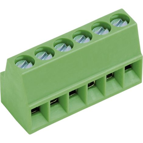 Bornier à vis PTR Hartmann AKZ692/2-2.54-V-GRÜN 50692020021E 0.75 mm² Nombre de pôles 2 vert 1 pc(s)