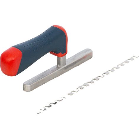 Gartenreibebrett Forte, gezahnt 6 x 6 mm, 12 cm breit