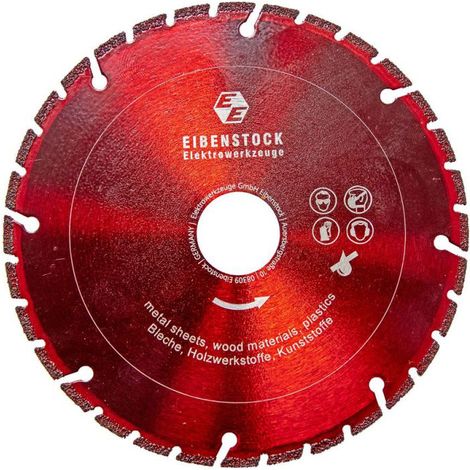 Disque de coupe diamanté EIBELSTOCK Ø 125 mm pour ERC 350 (rouge) - 37450000