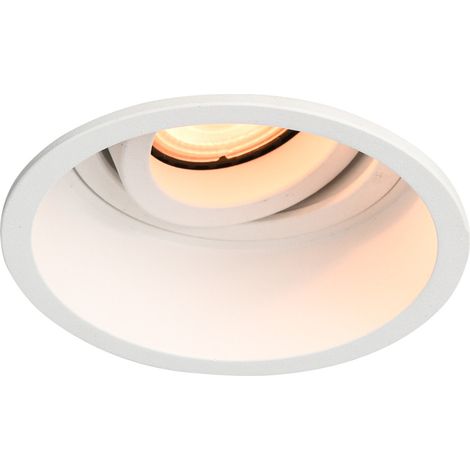 Spot encastré GRALTE 1 GU10, aluminium blanc sablé ITALUX DL-88290-GU-WH (1/2)