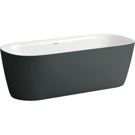 Laufen Meda - Baignoire 180x80 cm, gris/blanc H2201121670001 (1/3)