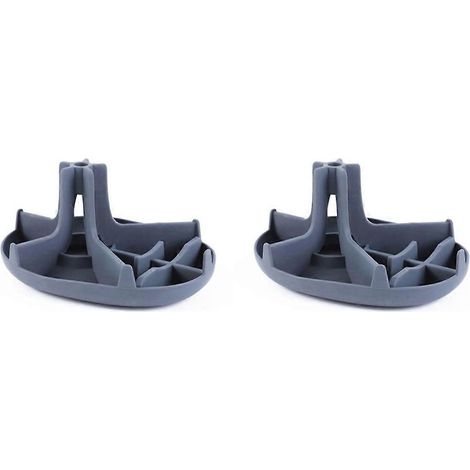 Lot de 2 égouttoirs à glaçons, verres et bouteilles (gris) (1/5)
