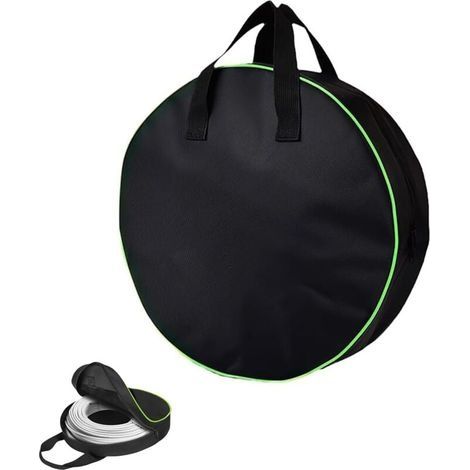 Sac Rangement Câble, Cable Bag Sac de Transport de Câble de Charge de Voiture électrique pour Câbles de Type 2 et Type 1 et Organisateur pour Tous Les Câbles et Extensions (40 x 13 cm, Noir) (1/4)