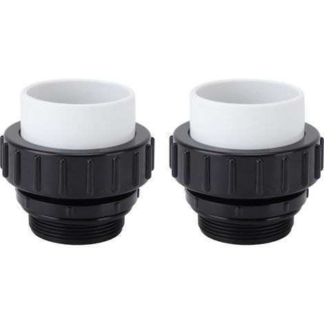 Raccords haute température pour pompe de piscine Union 21063 200000, 5 cm (2 pouces), MIP X PVC, pour Pentair Intellflo, spa de nage, lot de 2 (1/5)