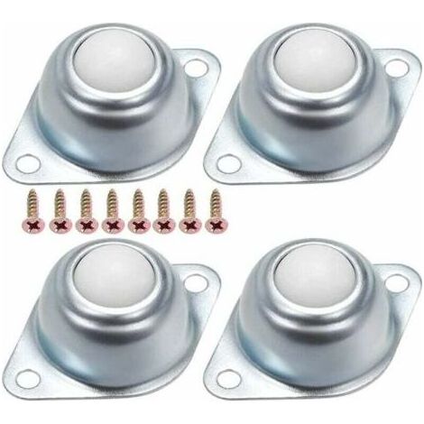 4 PCS Roulette a Bille Roulement de Transfert Roulement Convoyeur Roulettes pour Meubles Roulette a Bille Nylon Roulettes à Billes de Transfert pour Convoyeur, Transmission, Meubles (1/5)