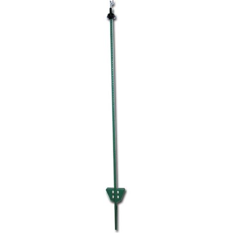 Picchetti in ferro verde  con pigtail lunghezza 1,05 m confezione da 25 pezzi (1/2)