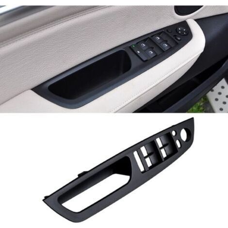 Passend für BMW X5 E70 (2008–2013) und X6 E71/E72 (2008–2014): Türgriffe, Türgriff-Innenverkleidung, Türgriff vorne, linker Türgriff innen für X5 E70 und X6 E71/E72 – Schwarz (1/4)