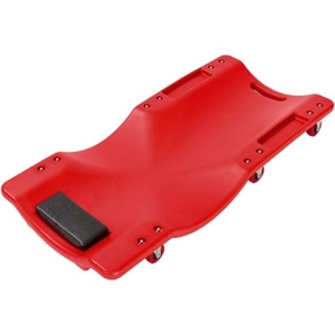 Camilla/cama para Taller Mecánico de Plastico Resistente con Ruedas Reparación Coche