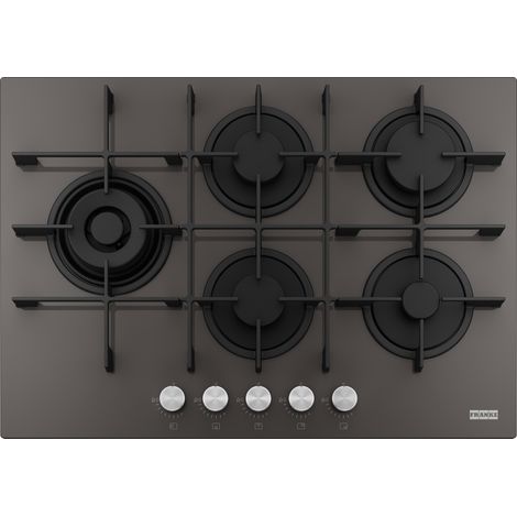 Franke MARIS GAS ON GLASS FHMA 755 4G DCL SG C. Colore del prodotto: Grigio, Posizionamento dell'apparecchio: Da incasso, Dimensione della larghezza del piano cottura: 73 cm. Tipo di... - 106.0734.779 (1/3)