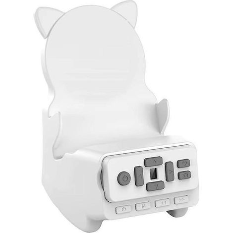 Enceinte Bluetooth sans fil, support pour téléphone, télécommande, pour visionner des vidéos, prendre des photos et tourner les pages. (1/5)