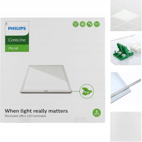 Pannello LED Philips CoreLine 62 x 62 cm RC133V G4 LED34S/830 PSD W62L62OC