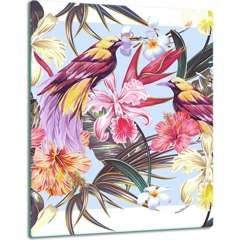 TABLA DE CORTAR DE CRISTAL 40x52 FLORES (1/5)
