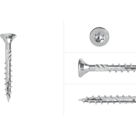 Spanplattenschrauben Verzinkt 4 x 35 mm Torx 20 Teilgewinde -