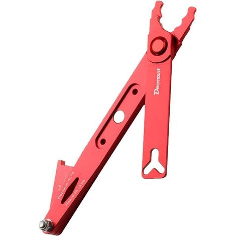 Indicateur d'usure de chaîne - Outil de contrôle de chaîne de vélo en Alliage d'aluminium - Vérificateur de chaîne de vélo avec Pince à Boucle, Compatible avec la Plupart des chaînes de(1Pcs) (1/5)