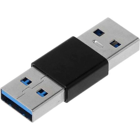 Mini adaptateur léger, durable et stable, rallonge USB 3.0 mâle-mâle (1/4)