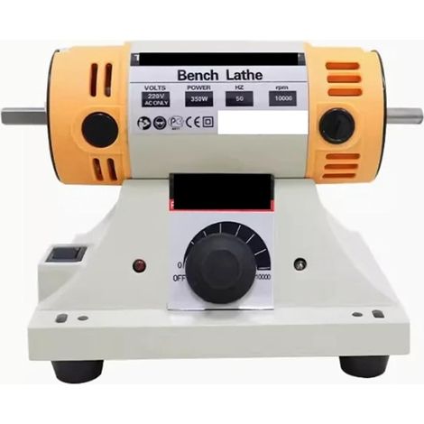 Meuleuse de Table multifonctionnelle Mini Machine électrique for Le Travail du Bois, la découpe et Le Polissage du Jade, Outils de meulage(Standard Set) (1/5)
